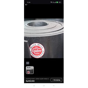  epdm gasket lembaran ukuran 5mm